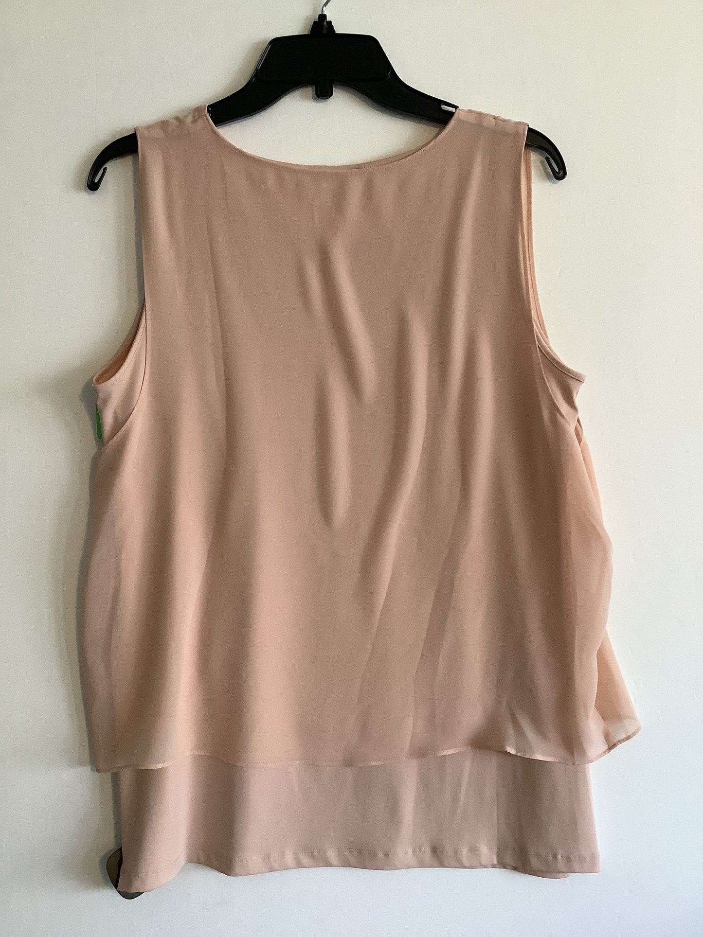 Top Sleeveless By Calvin Klein In Pink, Size: L