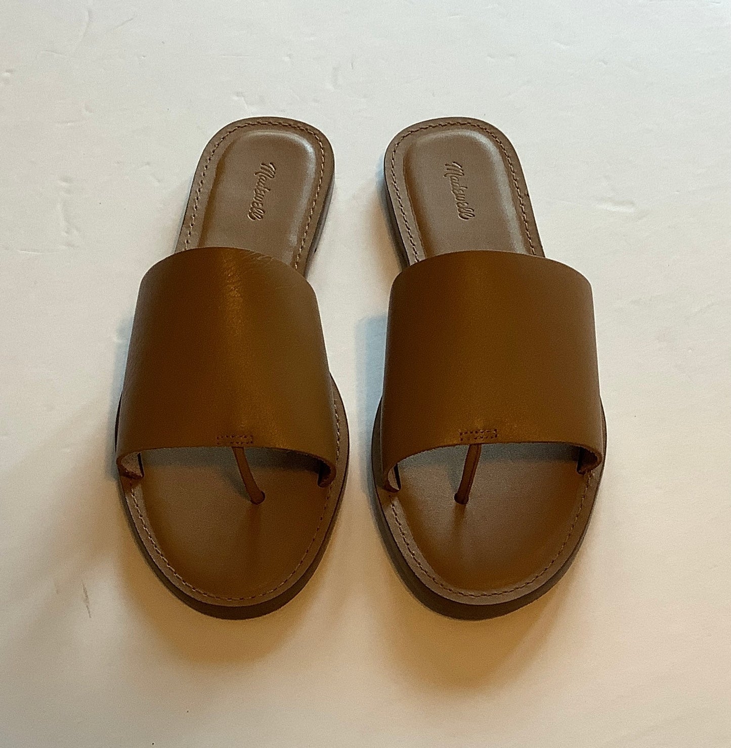 Sandals Flats By Madewell In Brown, Size: 9.5