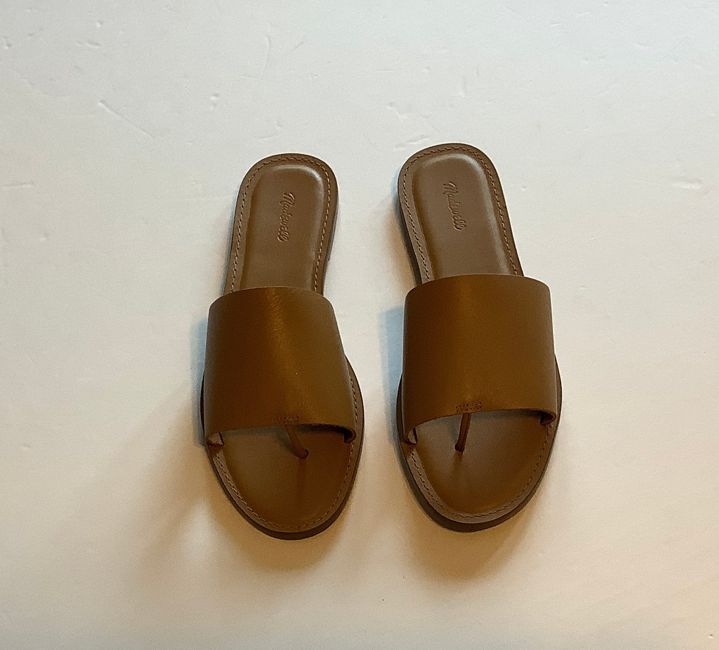 Sandals Flats By Madewell In Brown, Size: 9.5