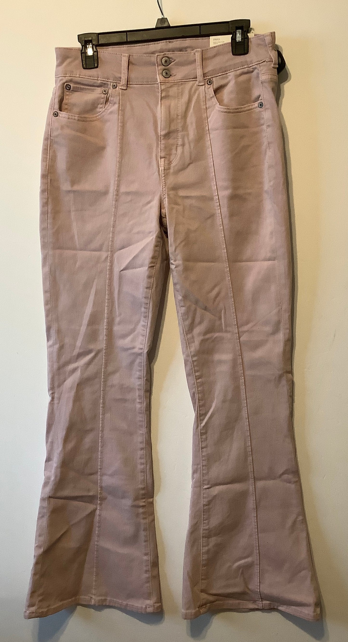 Jeans Flared By American Eagle In Purple, Size: 10