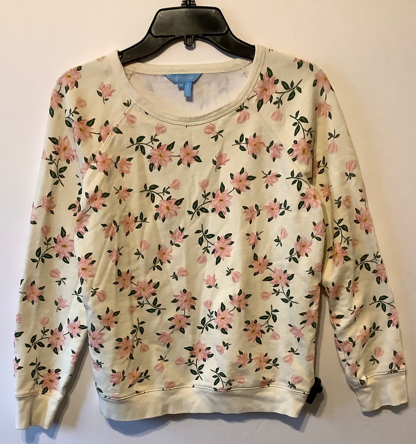 Sweatshirt Crewneck By Draper James In Cream, Size: M