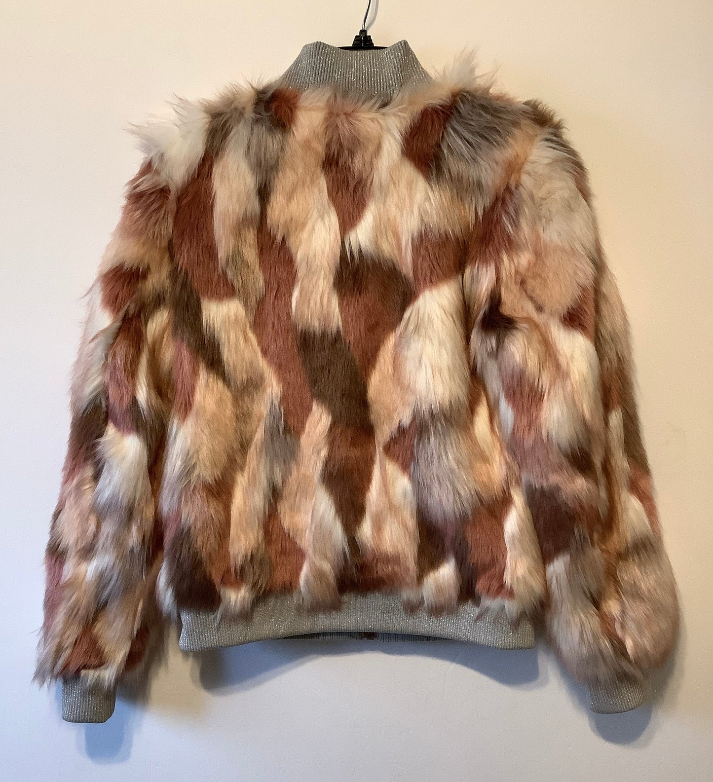 Jacket Faux Fur & Sherpa By Chaser In Multi-colored, Size: M