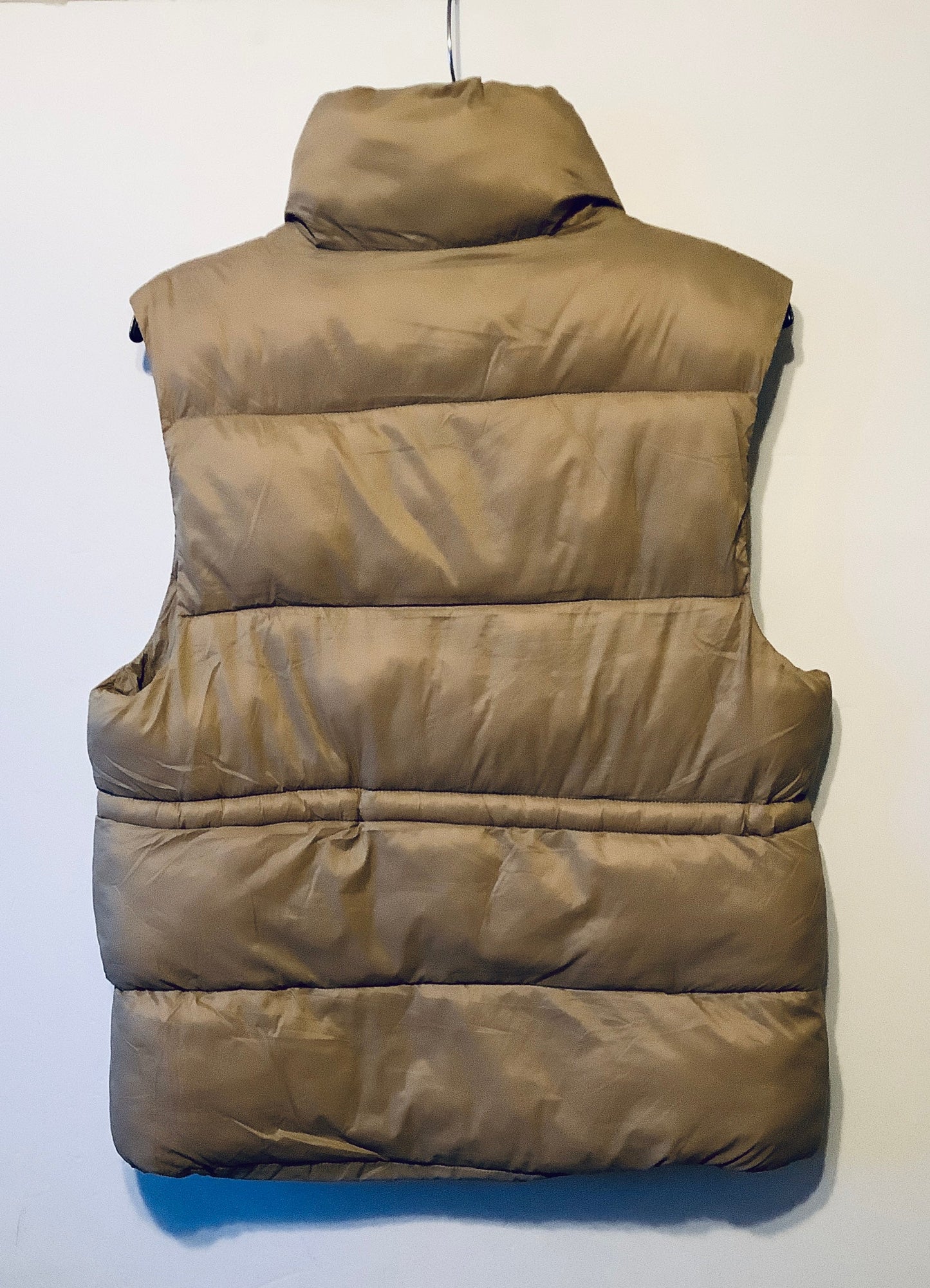 Vest Puffer & Quilted By Love Tree In Tan, Size: S