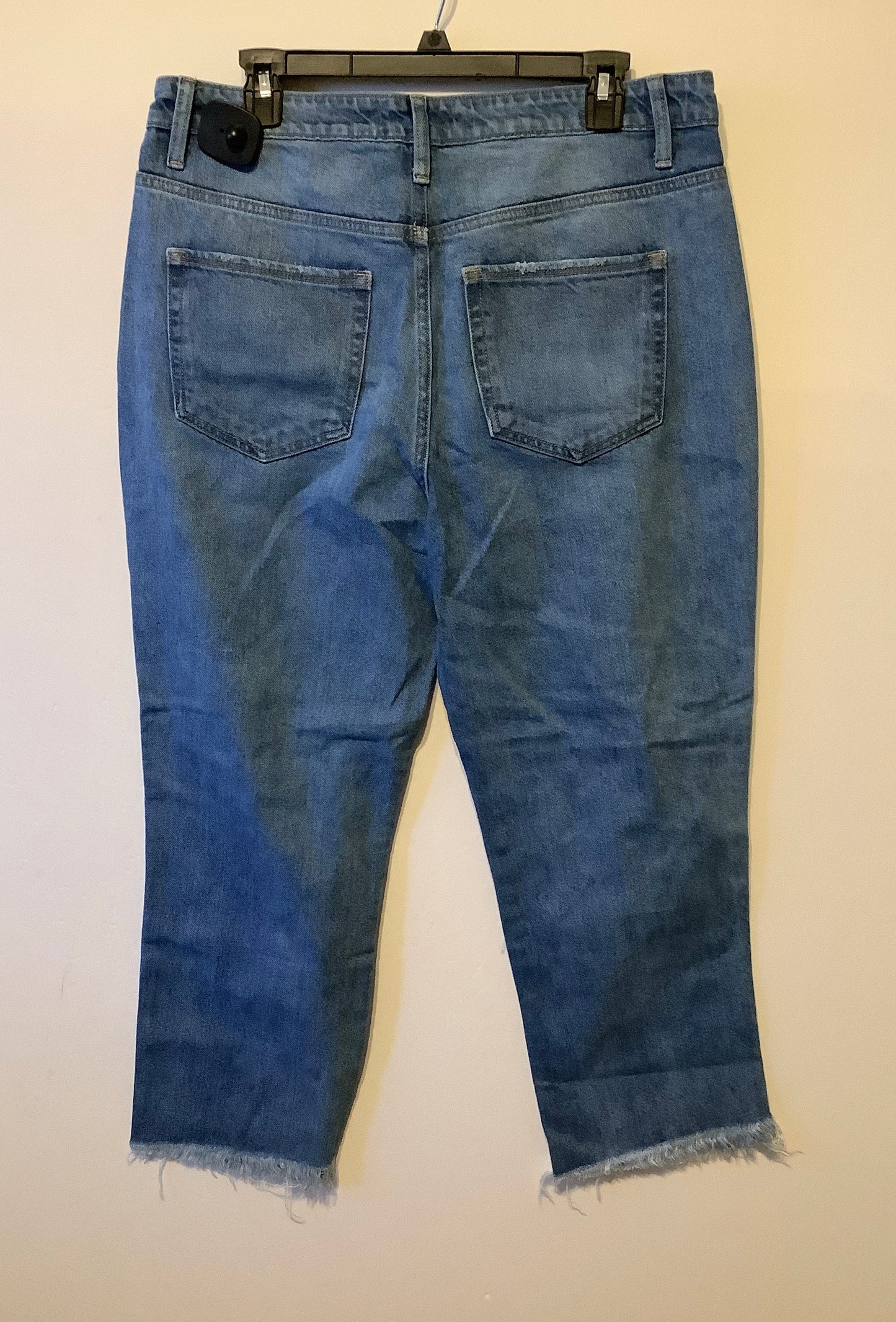 Jeans Straight By Flying Monkey In Blue Denim, Size: 12