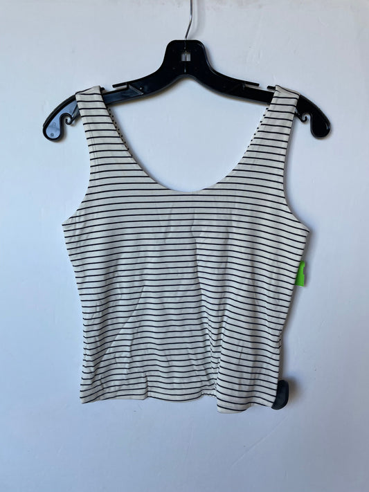 Top Sleeveless By Clothes Mentor In Striped Pattern, Size: L