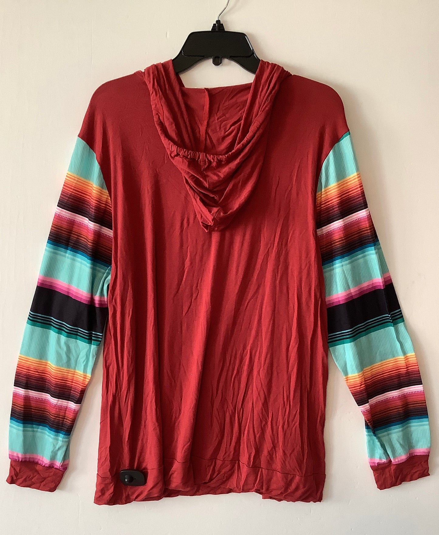 Top Long Sleeve By Clothes Mentor In Red, Size: Xxl