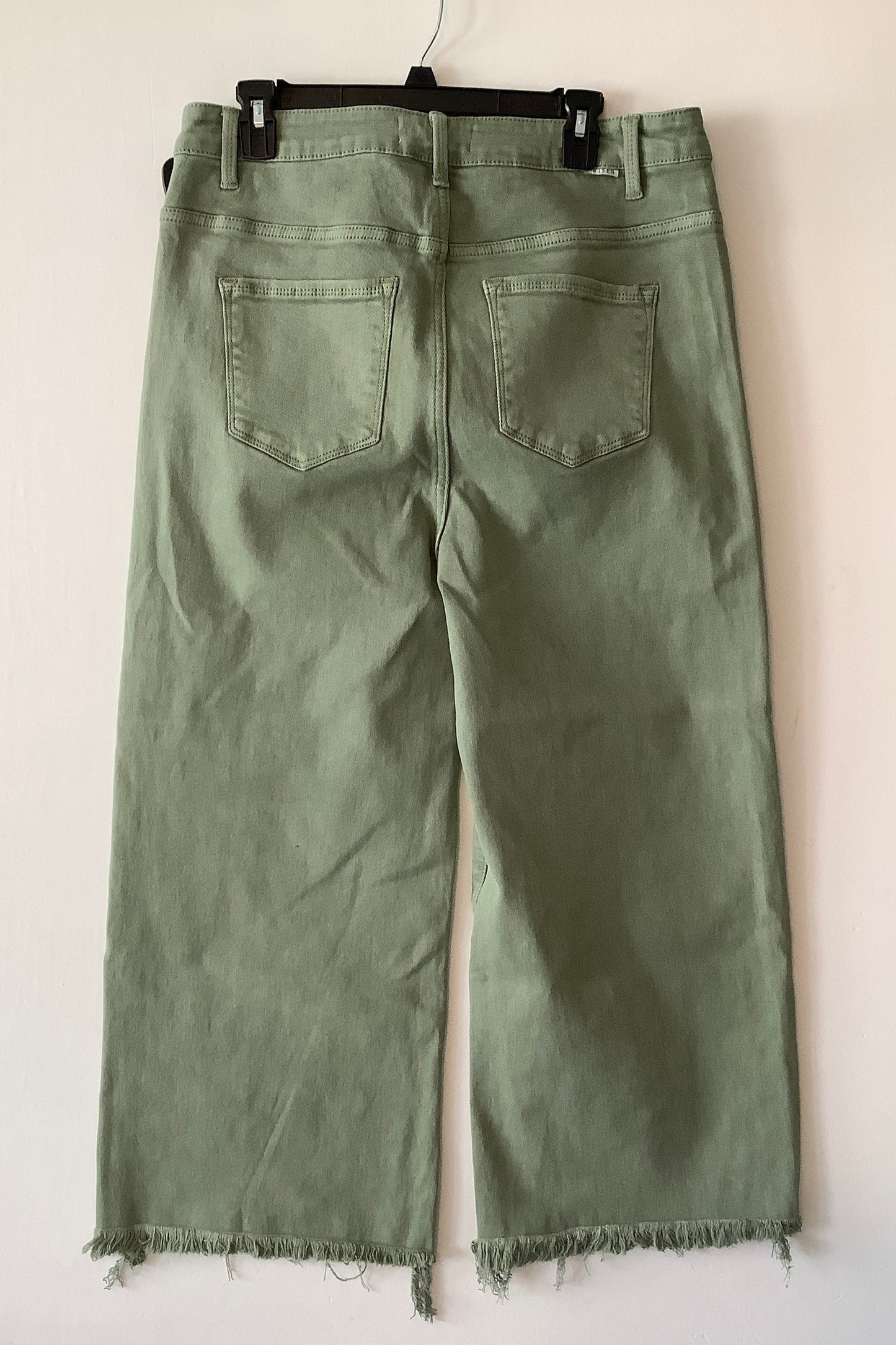 Jeans Wide Leg By Risen In Green, Size: 1x