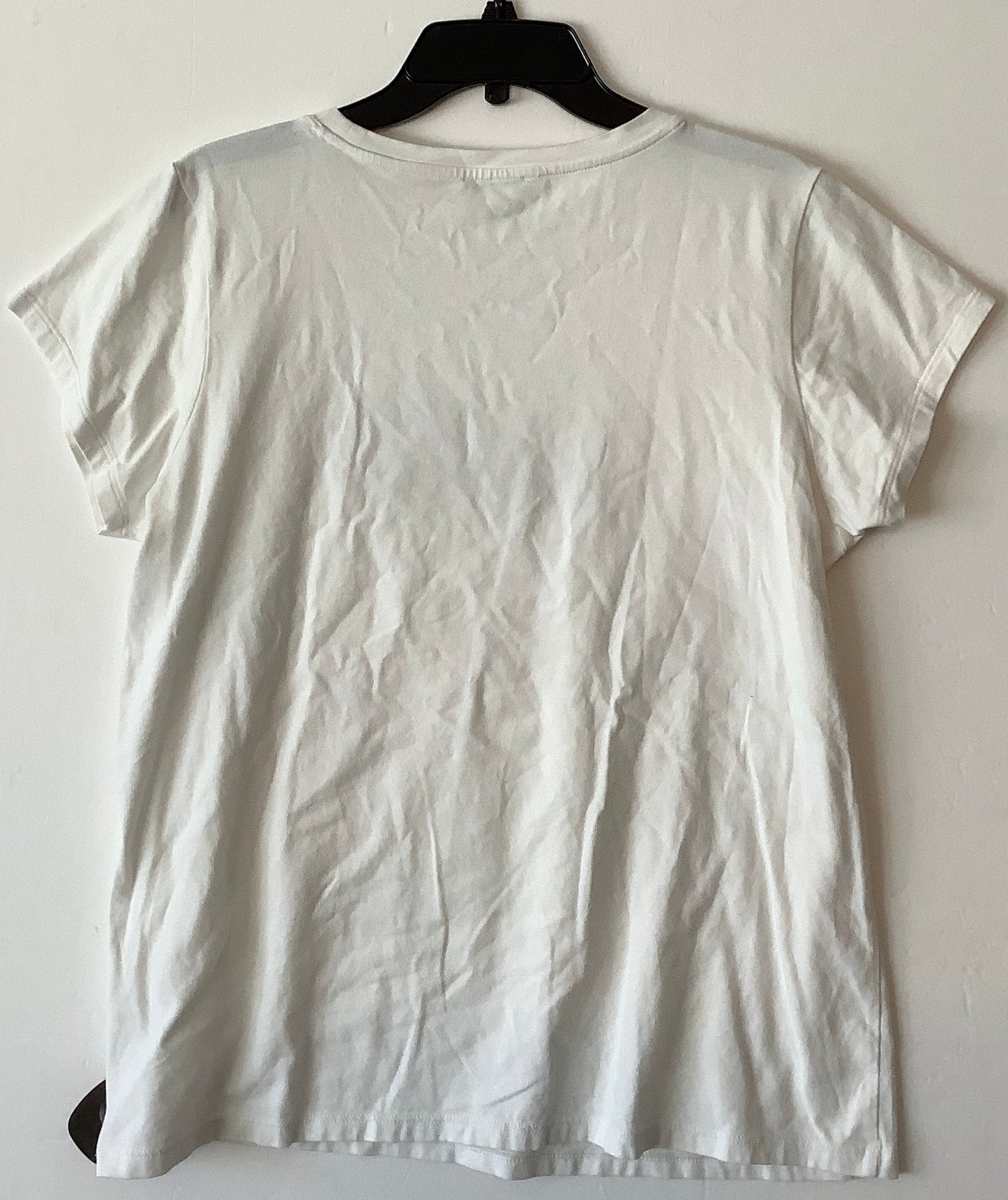 Top Short Sleeve Basic By Calvin Klein In White, Size: L