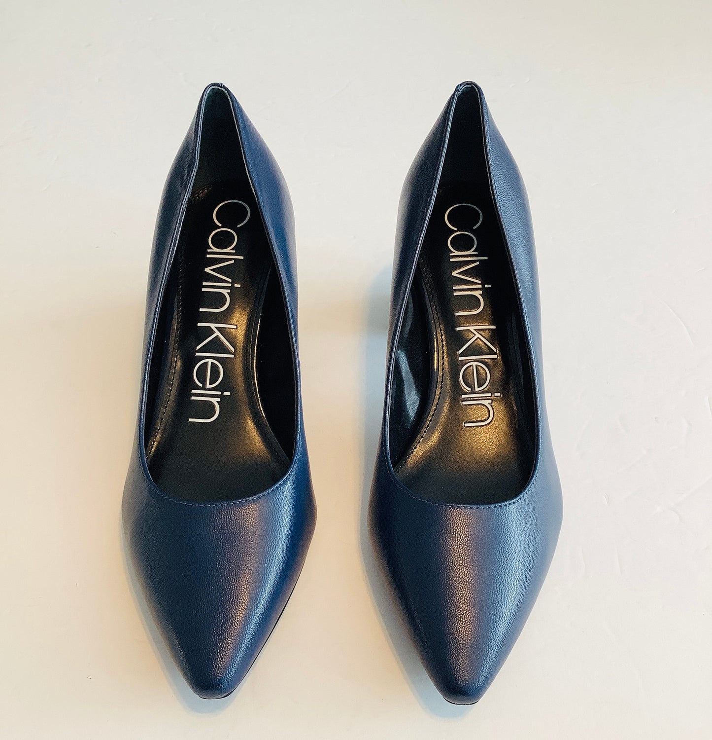 Shoes Heels Block By Calvin Klein In Navy, Size: 8.5