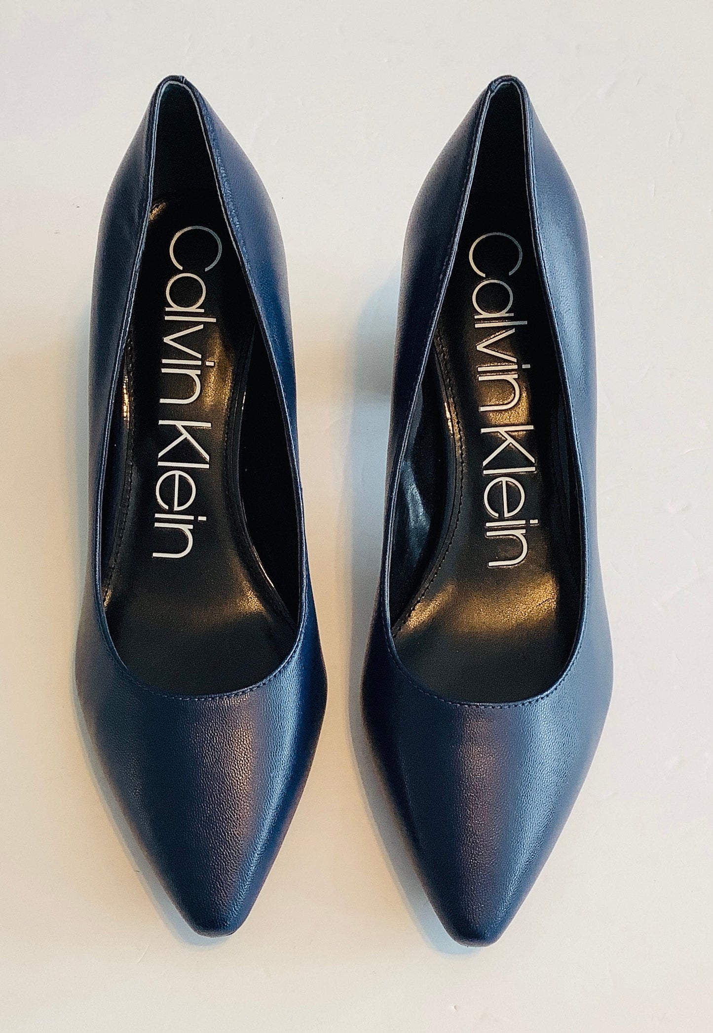 Shoes Heels Block By Calvin Klein In Navy, Size: 8.5