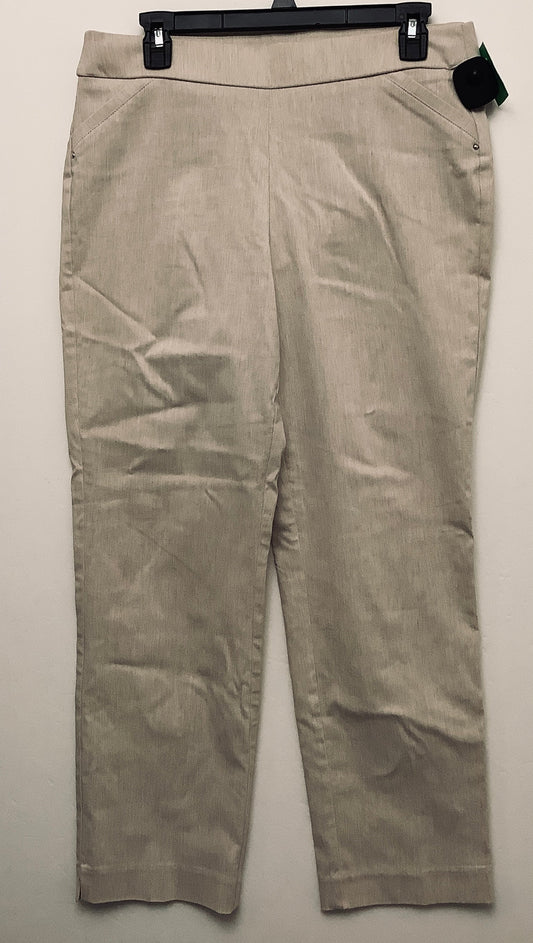 Pants Cropped By Liz Claiborne In Tan, Size: 6