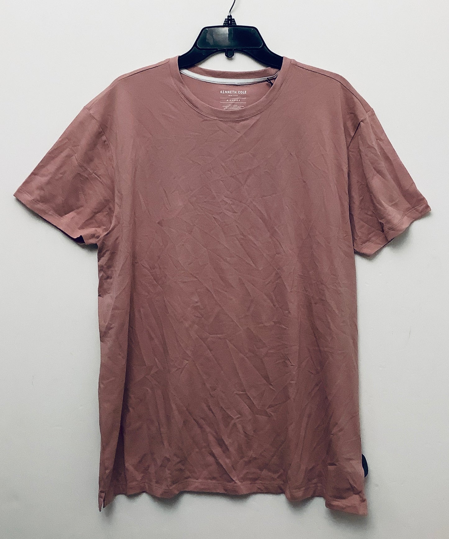 Top Short Sleeve Basic By Kenneth Cole In Taupe, Size: Xl