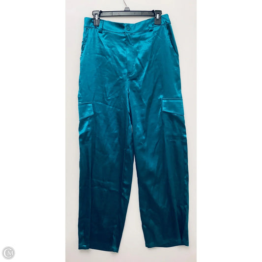 Pants Wide Leg By Double Zero In Teal, Size: M