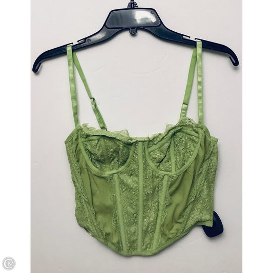 Top Sleeveless By Papermoon In Green, Size: M