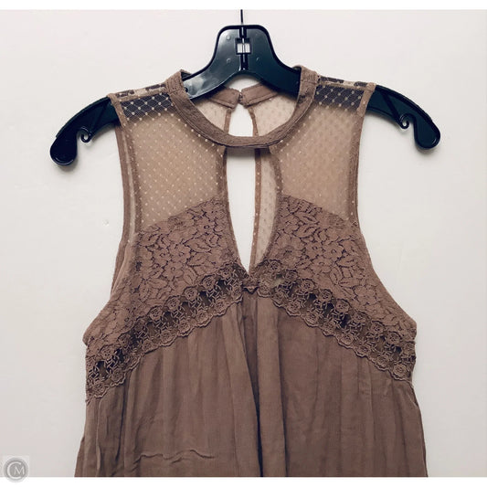 Dress Casual Midi By Altard State In Brown, Size: M