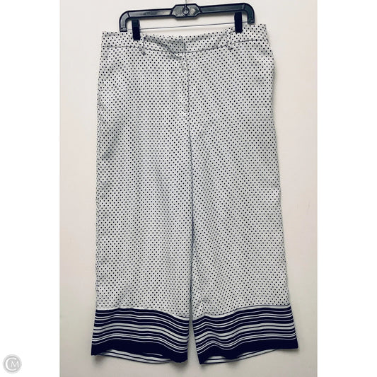Pants Wide Leg By Ann Taylor In Polkadot Pattern, Size: 10