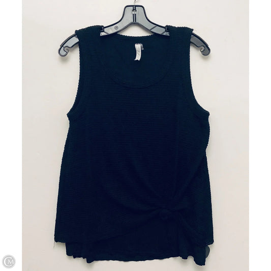 Top Sleeveless By L Love In Black, Size: S