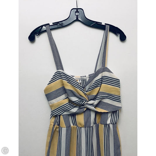 Jumpsuit By Bailey Blue In Striped Pattern, Size: M