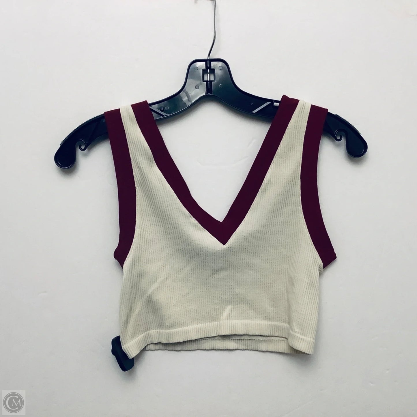 Top Sleeveless By Zara In Cream, Size: Xs