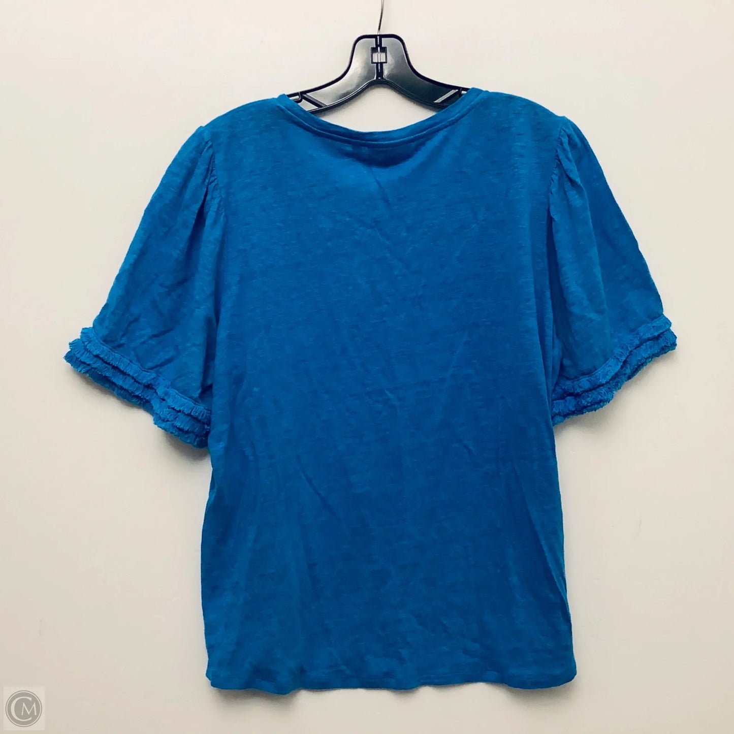 Top Short Sleeve By Chicos In Blue, Size: Xl