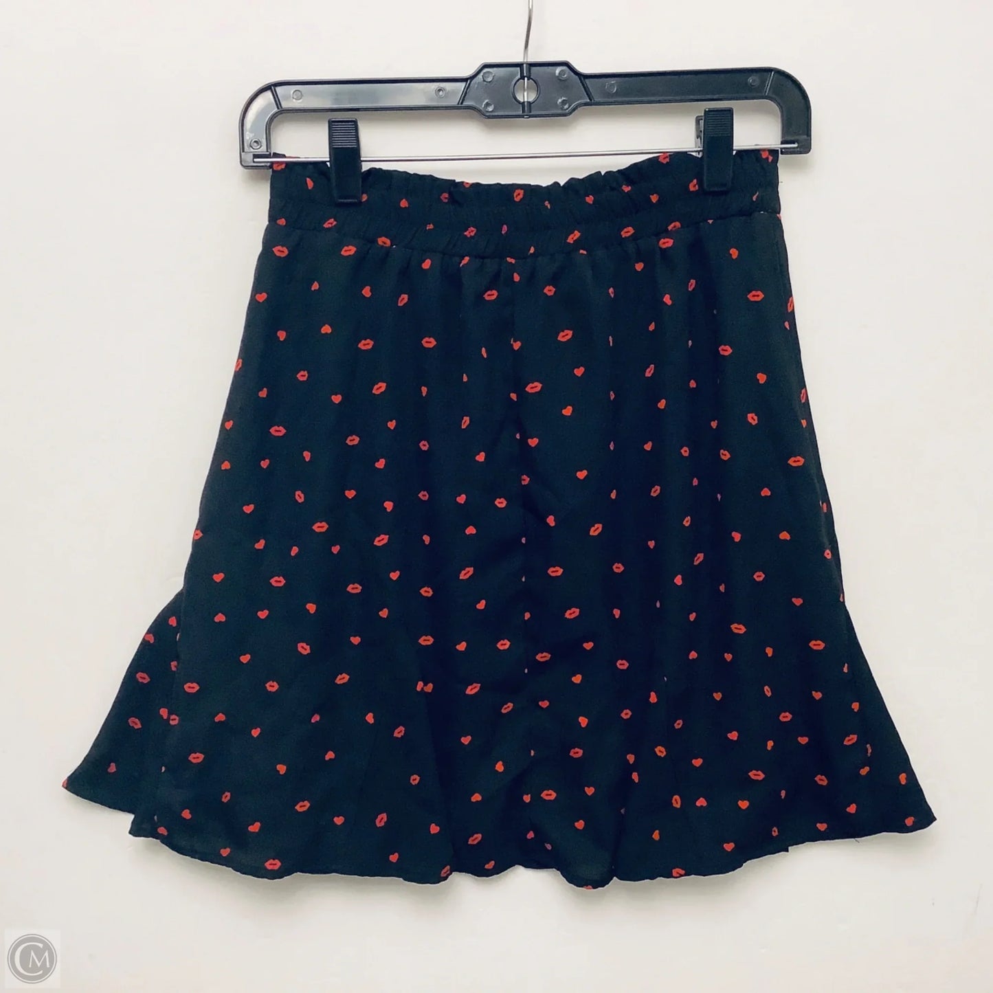Skirt Mini & Short By Clothes Mentor In Black & Red, Size: M