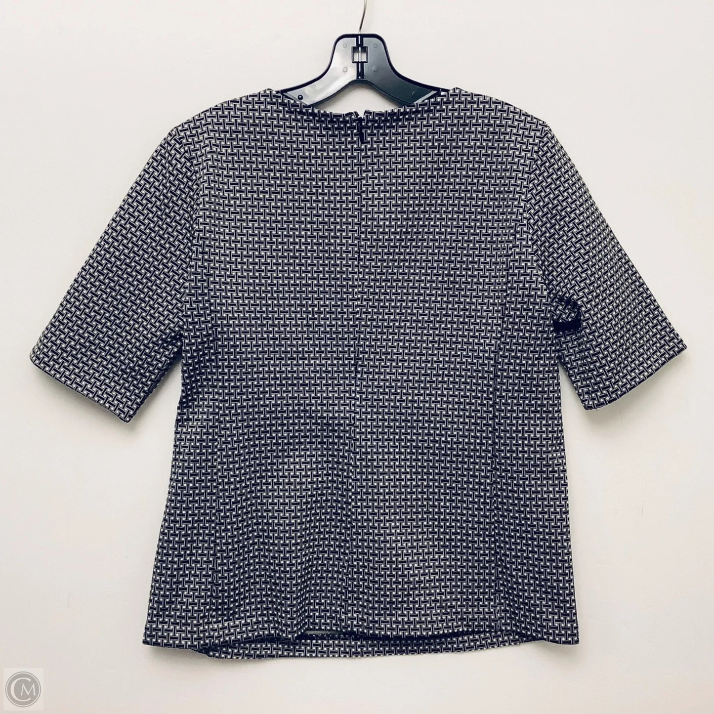 Top Short Sleeve By Ann Taylor In Black & Brown, Size: L