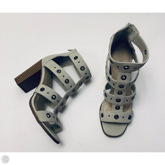 Shoes Heels Block By Simply Vera In Cream, Size: 9