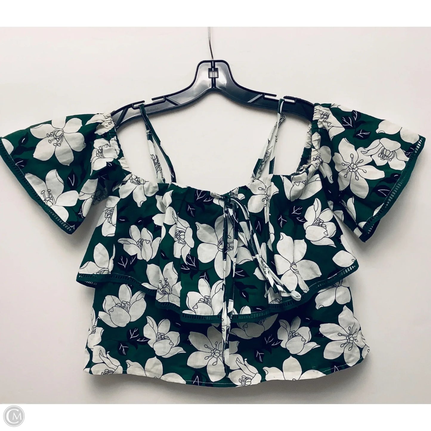 Top Sleeveless By Joa In Green, Size: S