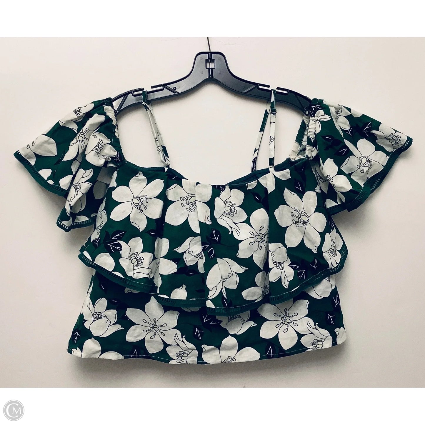 Top Sleeveless By Joa In Green, Size: S