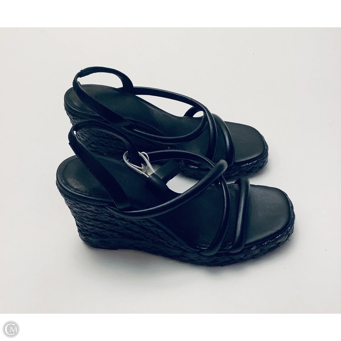 Sandals Heels Wedge By Sanctuary In Black, Size: 7.5