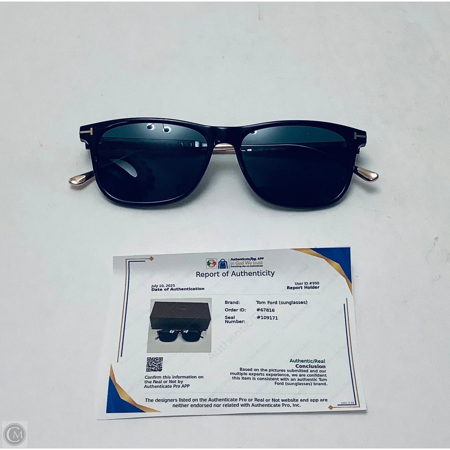 Sunglasses Luxury Designer By Tom Ford