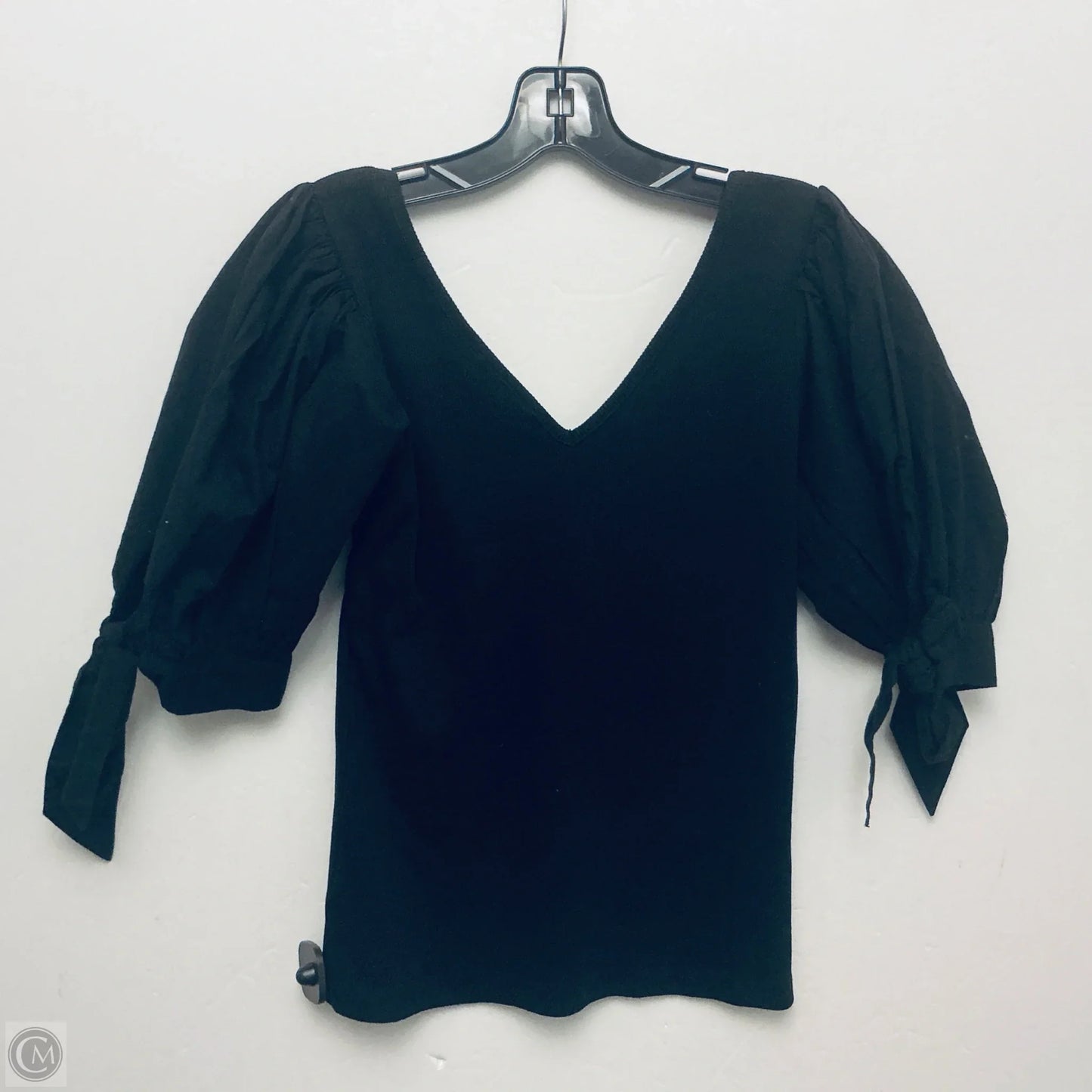 Top Short Sleeve By Maeve In Black, Size: S