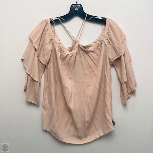 Top Short Sleeve By 1.state In Pink, Size: S