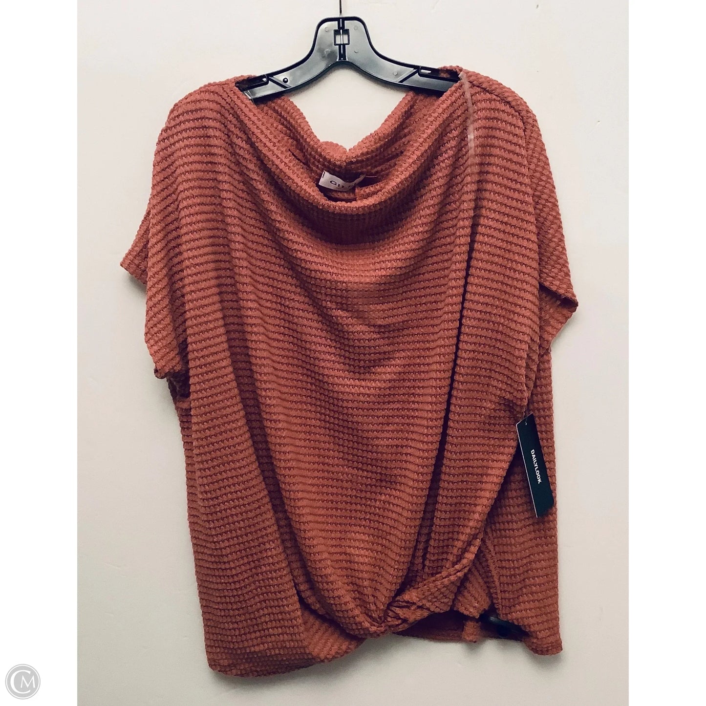 Top Short Sleeve By Gilli In Pink, Size: 3x