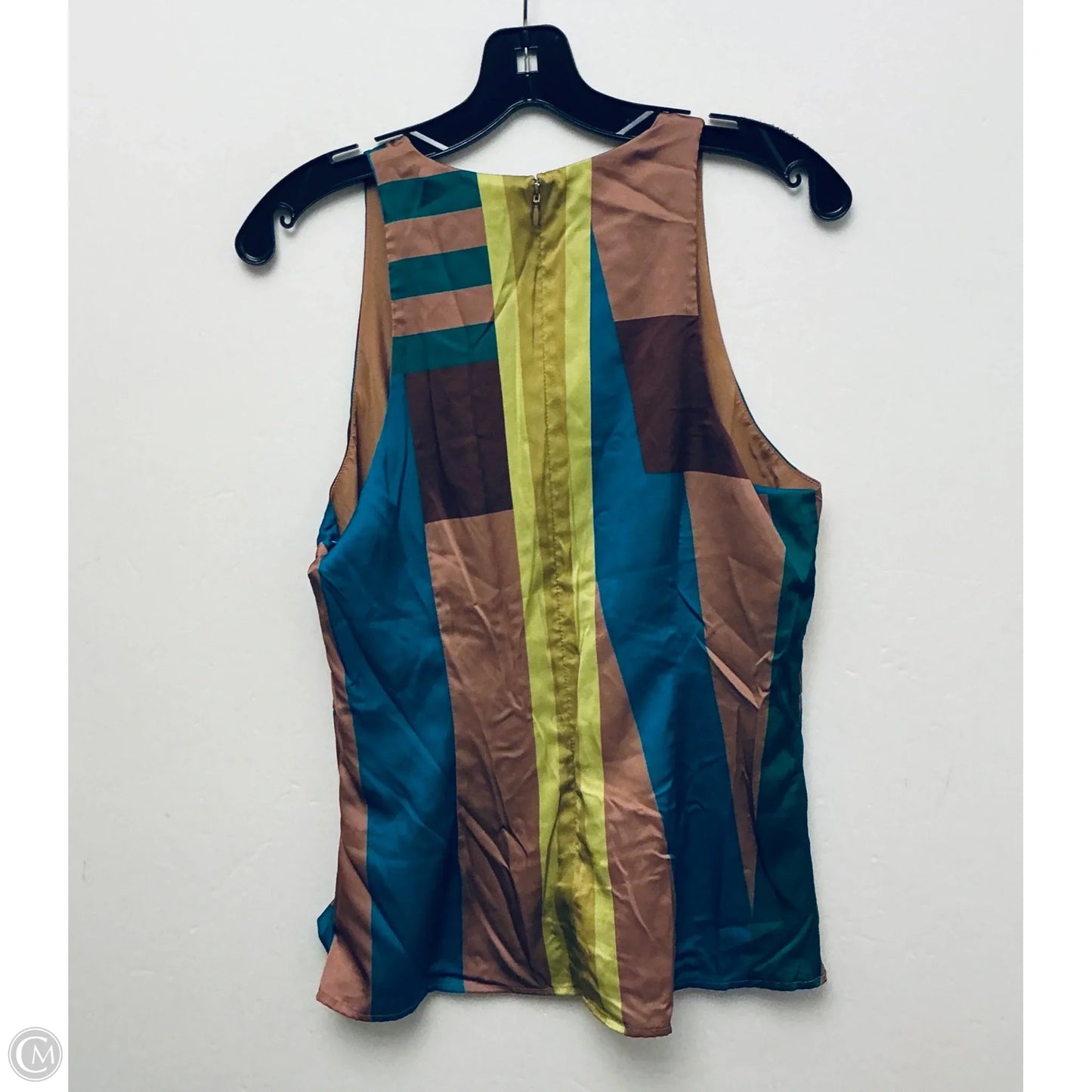 Top Sleeveless By Express In Multi-colored, Size: M