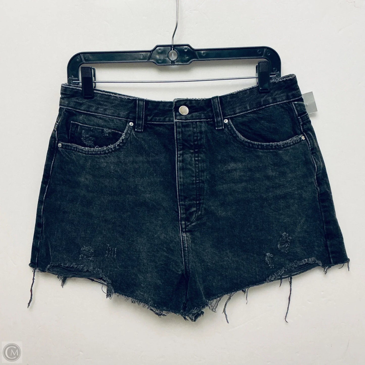 Shorts By Zara In Black Denim, Size: 10
