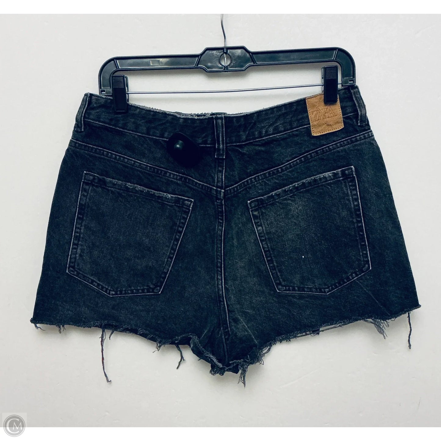 Shorts By Zara In Black Denim, Size: 10