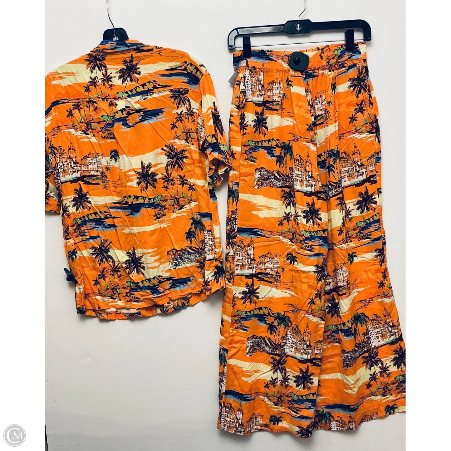 Pants Set 2pc By Nasty Gal In Orange, Size: 10