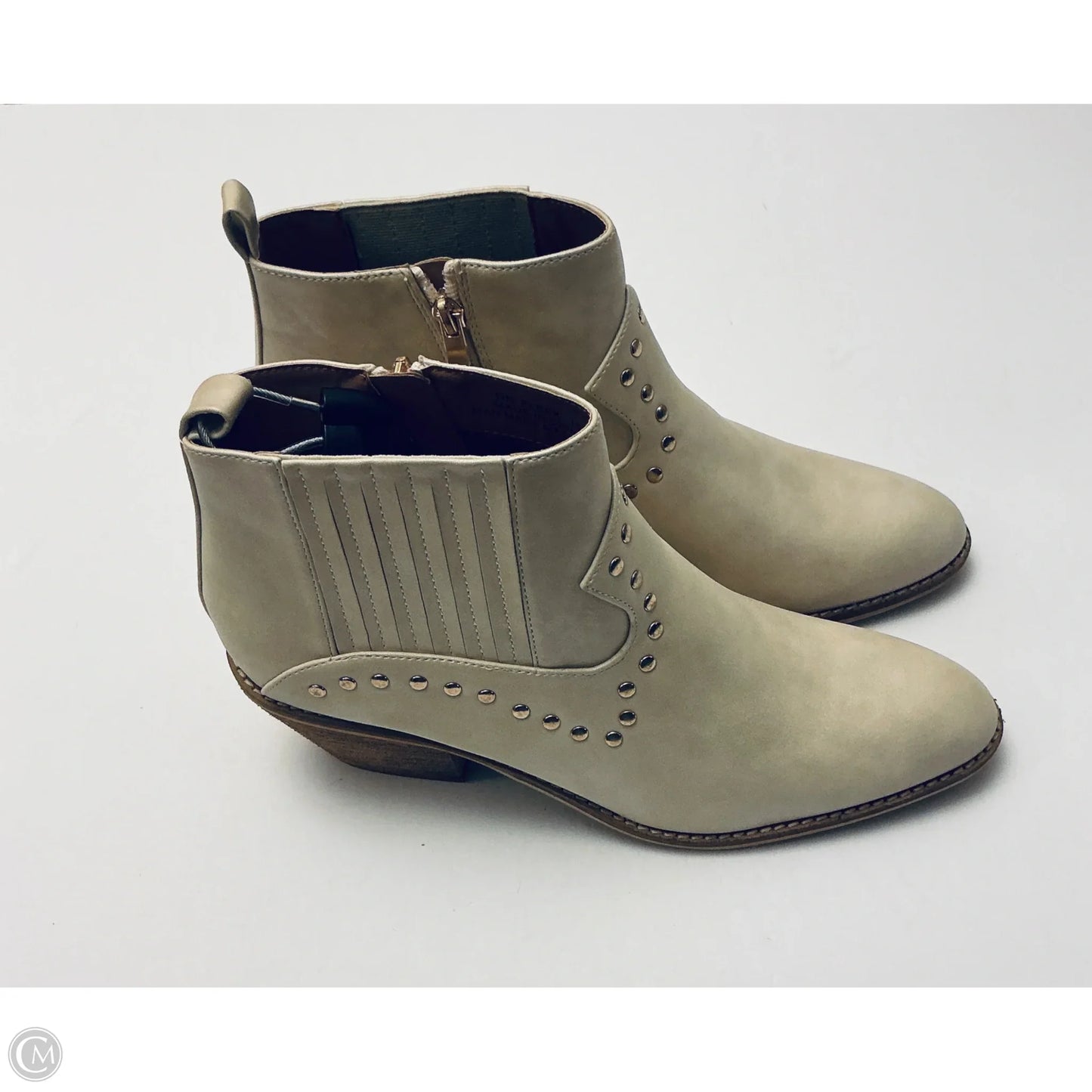 Boots Ankle Heels By Corkys In Beige, Size: 10