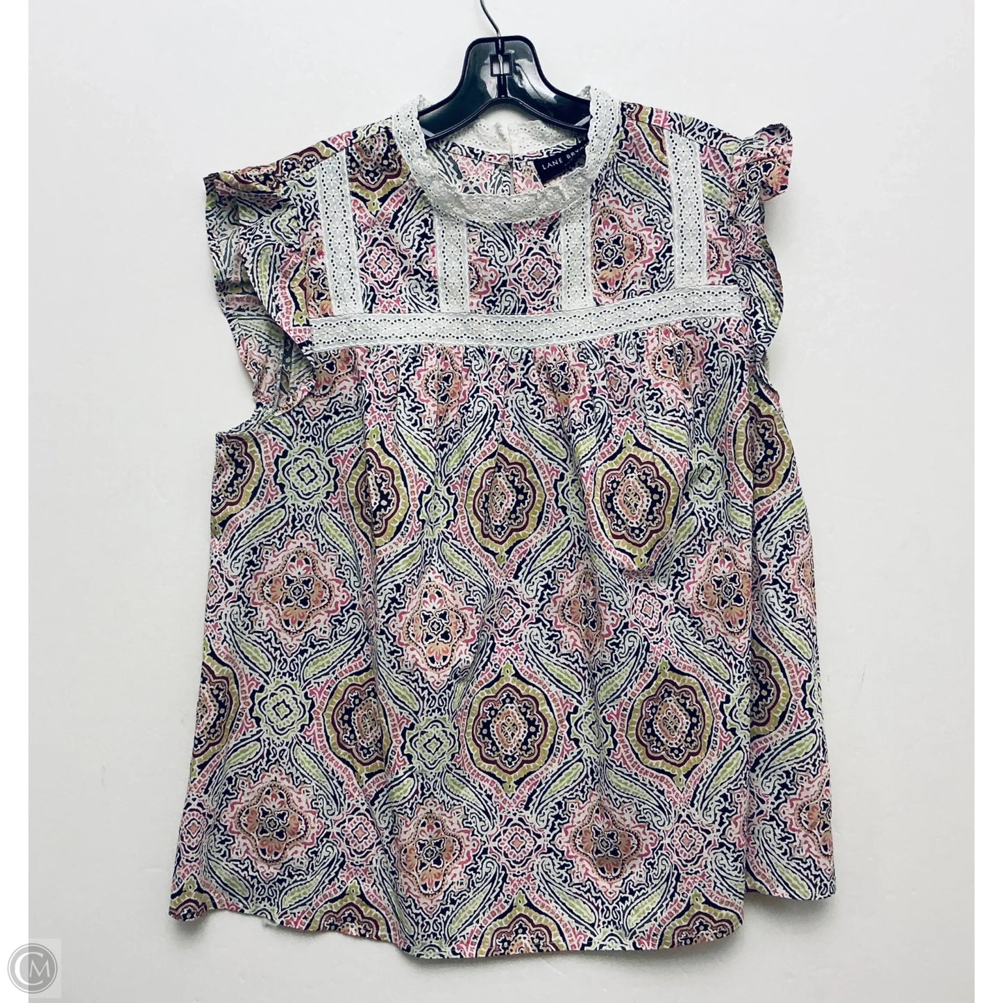 Top Short Sleeve By Lane Bryant In Multi-colored, Size: Xl