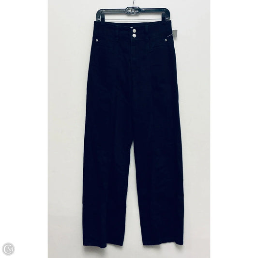 Jeans Wide Leg By Universal Thread In Black Denim, Size: 6