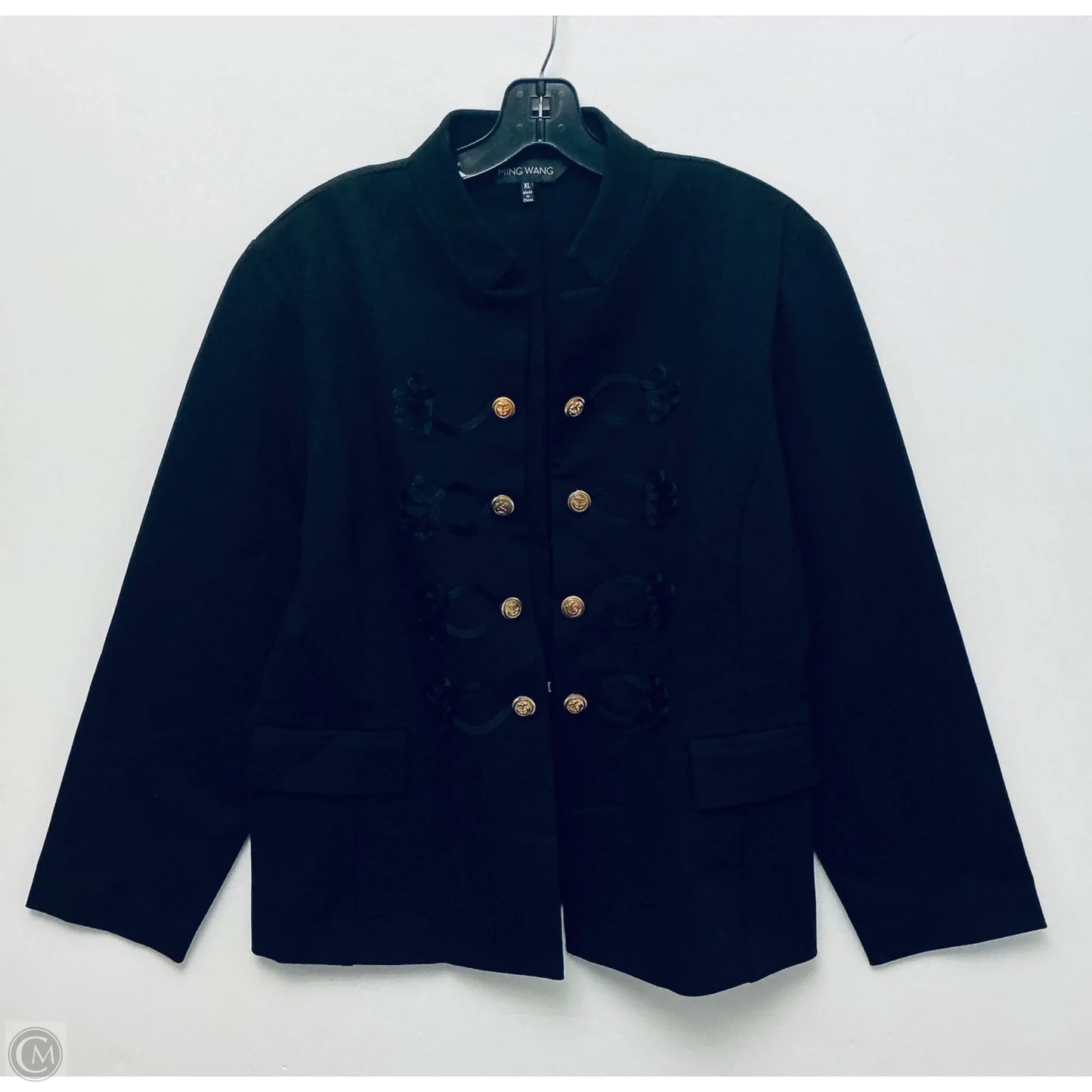 Blazer By Ming Wang In Black, Size: Xl