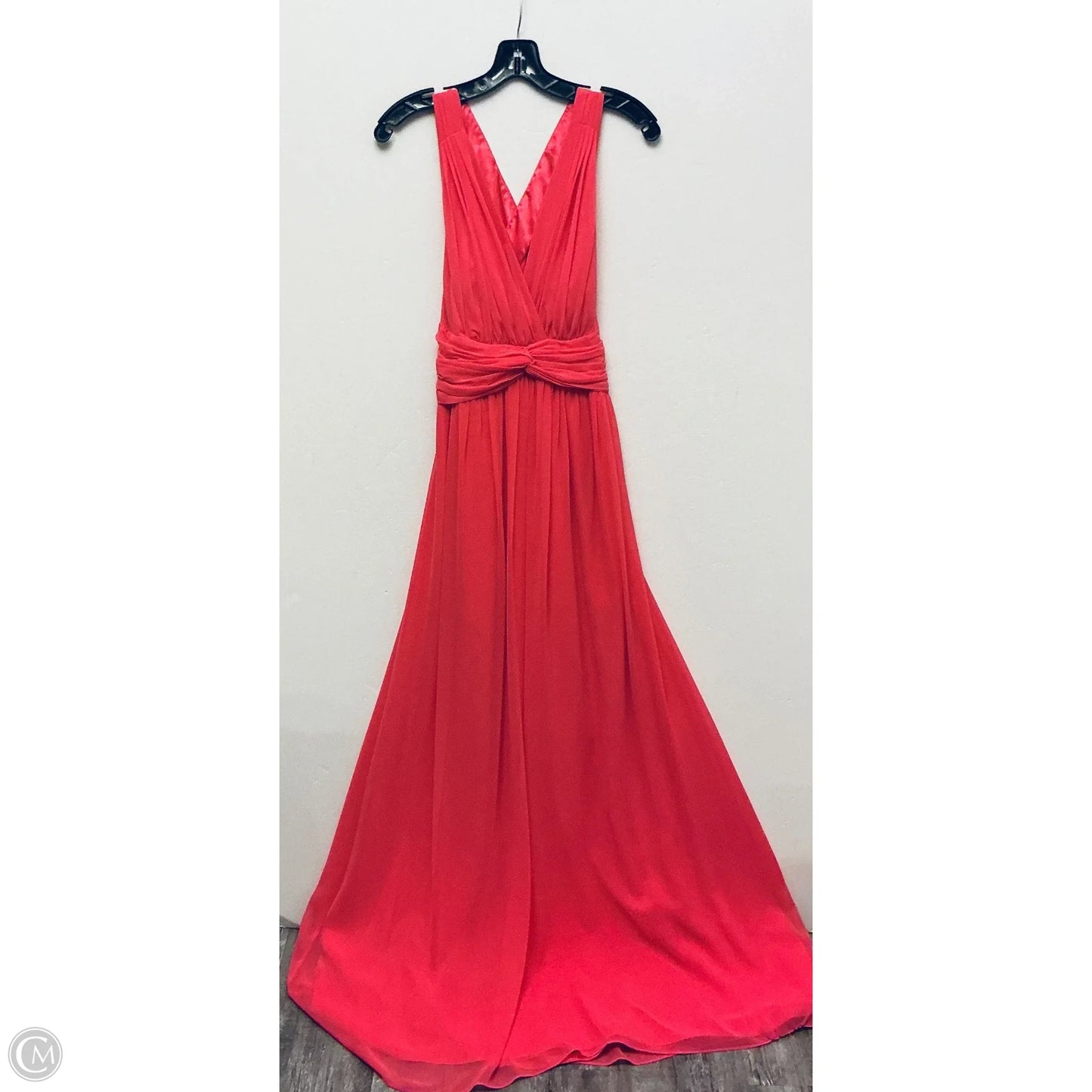 Dress Party Long By Calvin Klein In Pink, Size: S