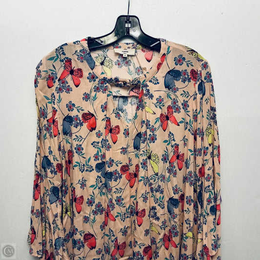 Dress Casual Midi By Entro In Peach, Size: S