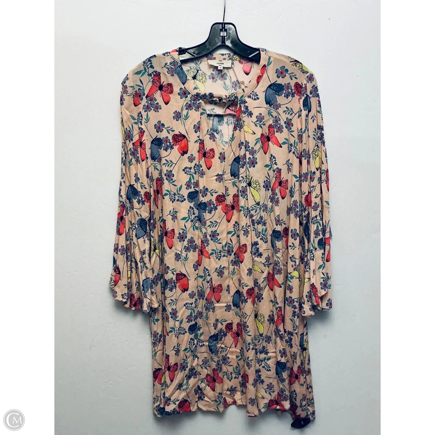 Dress Casual Midi By Entro In Peach, Size: S