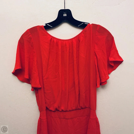 Romper By White House Black Market In Red, Size: S