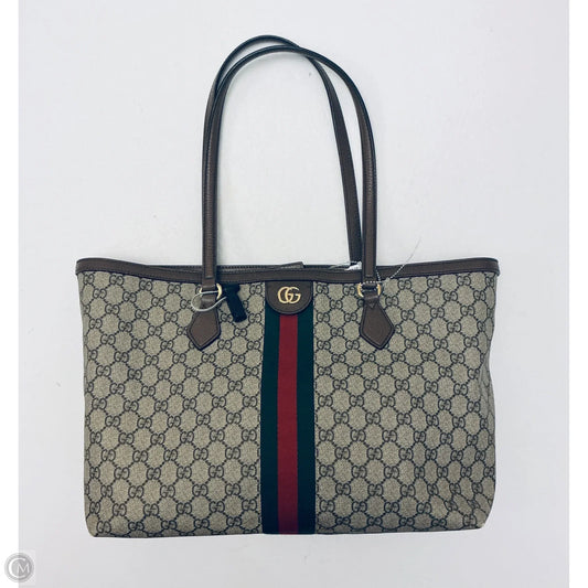 Tote Luxury Designer By Gucci, Size: Large