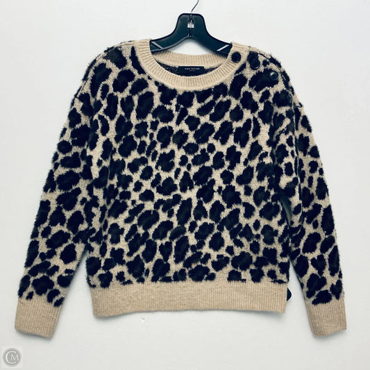 Sweater By Ann Taylor In Animal Print, Size: Sp