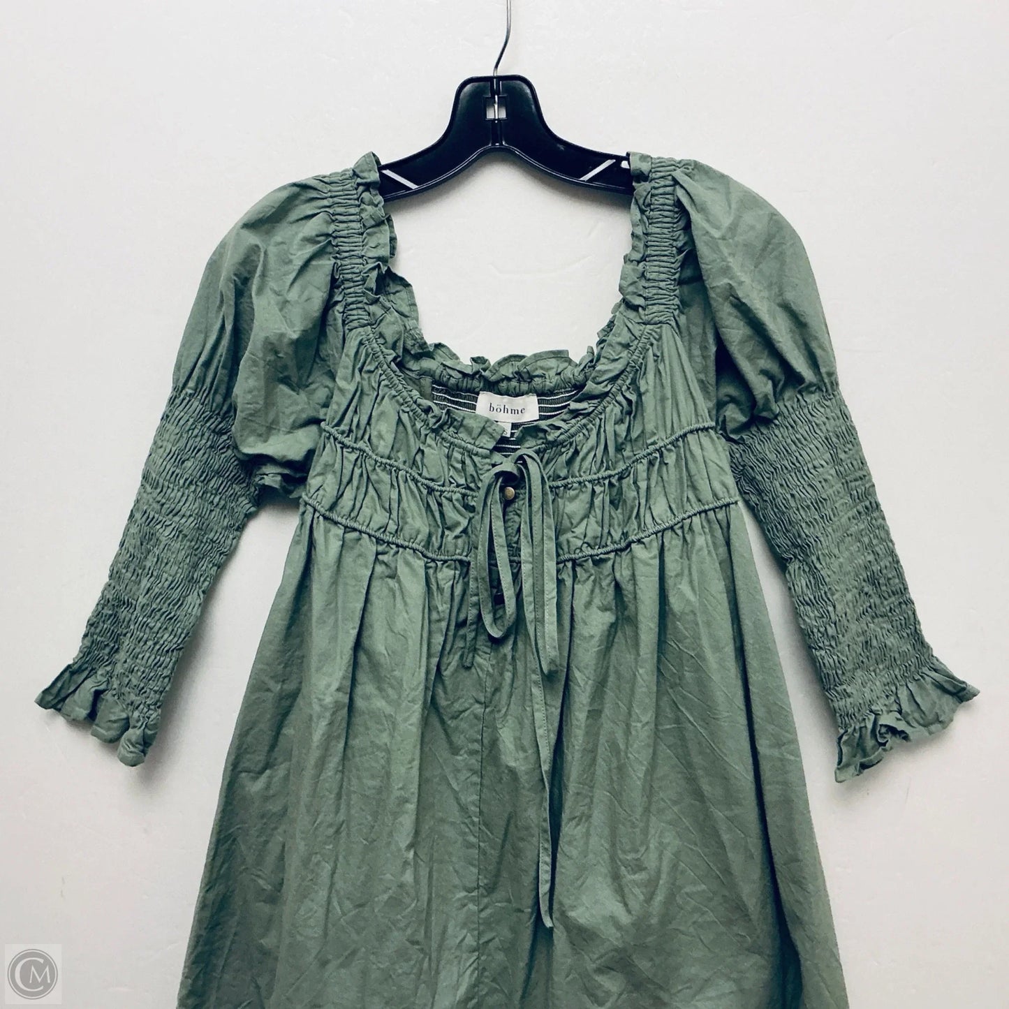 Dress Casual Midi By Bohme In Green, Size: Xs