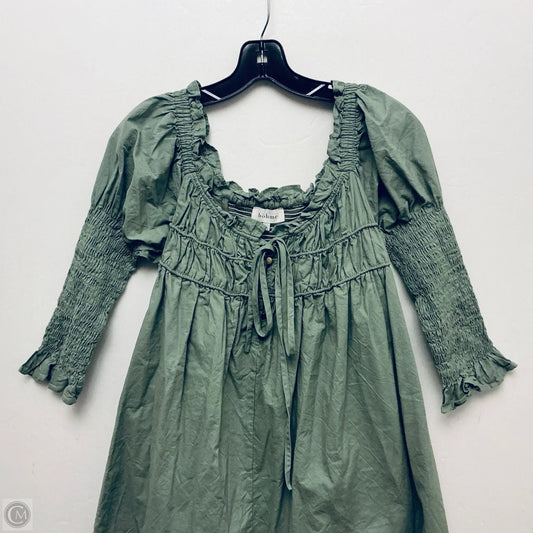 Dress Casual Midi By Bohme In Green, Size: Xs